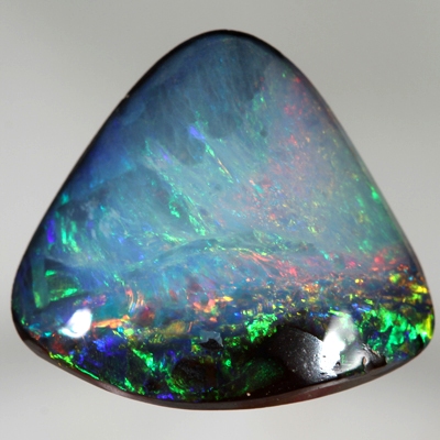 SOLID BOULDER OPAL Bright explosions of fire SEE VIDEO